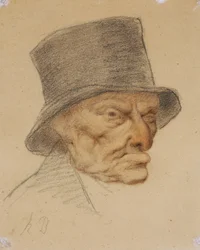 Kopf eines alten Mannes